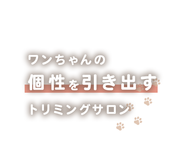 ワンちゃんの個性を引き出すトリミングサロン